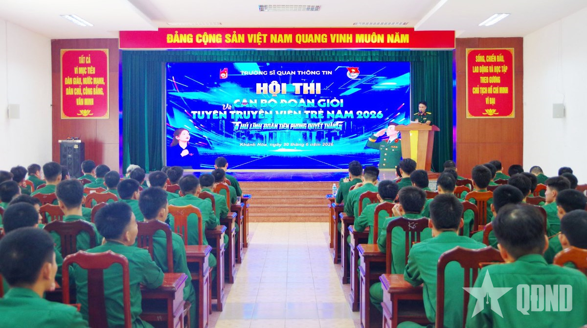 Trường Sĩ quan Thông tin nâng cao chất lượng cán bộ Đoàn

